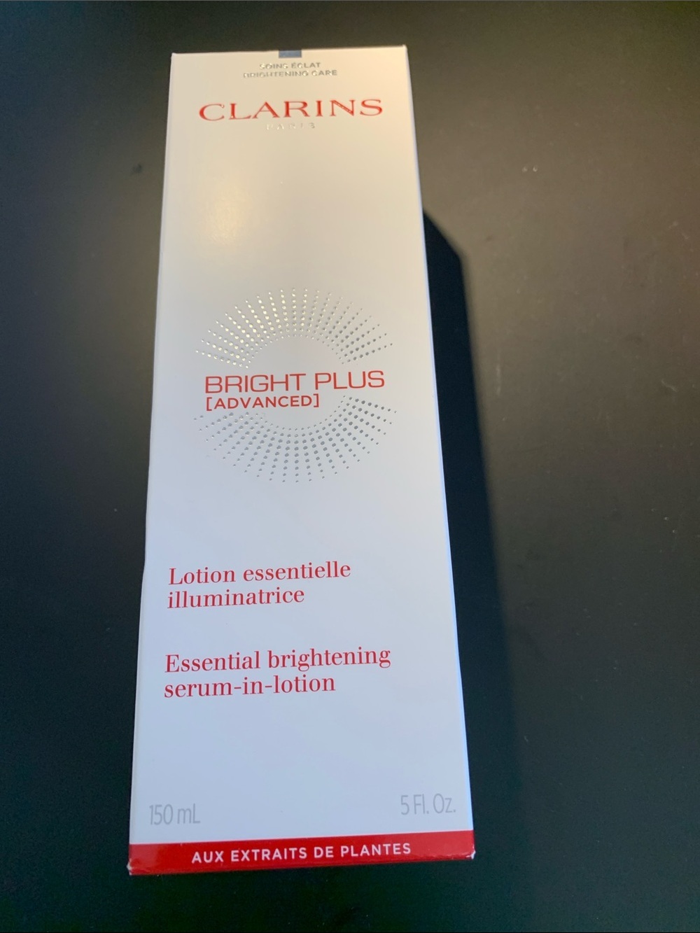 Clarins Bright Plus Advanced Essential Brightening Serum-in-Lotion - 150ml - new